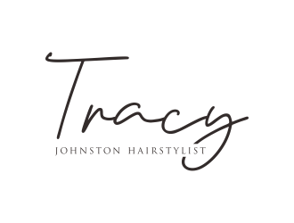 Tracy Johnston Hairstylist logo design by yeve