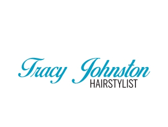 Tracy Johnston Hairstylist logo design by AamirKhan