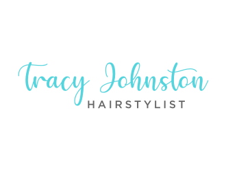 Tracy Johnston Hairstylist logo design by Franky.