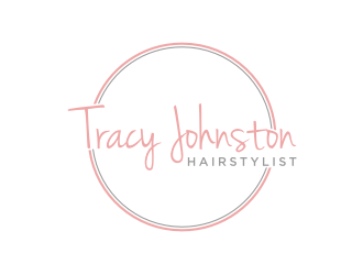 Tracy Johnston Hairstylist logo design by johana