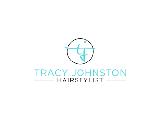 Tracy Johnston Hairstylist logo design by johana