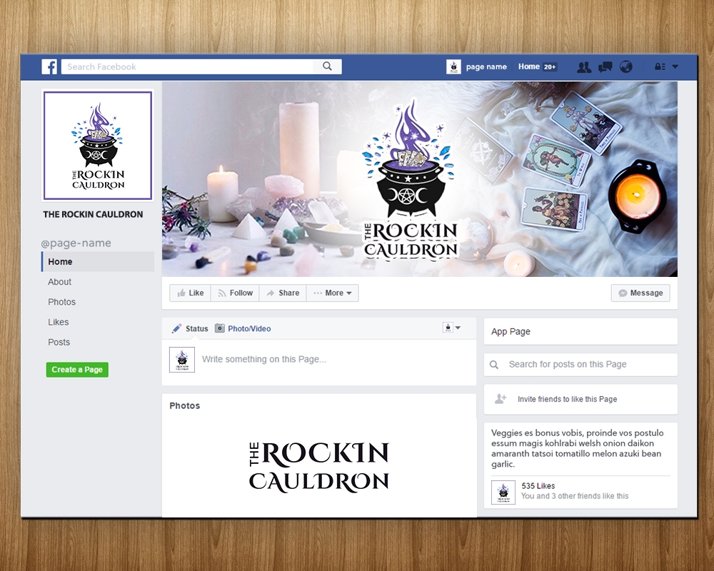 The Rockin Cauldron logo design by MastersDesigns