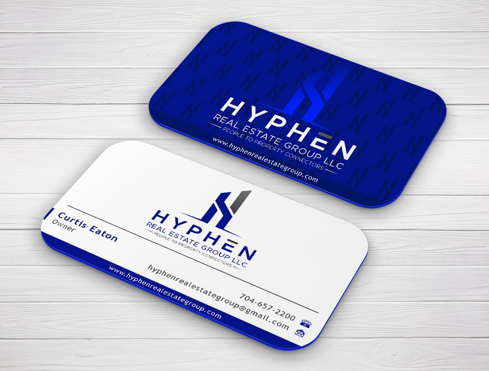 Hyphen Real Estate Group LLC logo design by Niqnish