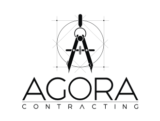 Agora Contracting logo design by coco