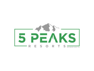 5 Peaks Resort logo design by qqdesigns