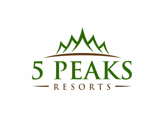 5 Peaks Resort logo design by agus