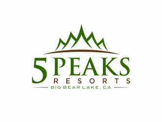 5 Peaks Resort logo design by agus