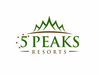 5 Peaks Resort logo design by agus