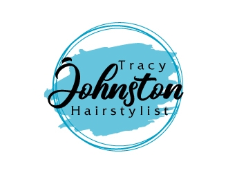 Tracy Johnston Hairstylist logo design by AamirKhan