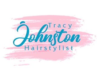 Tracy Johnston Hairstylist logo design by AamirKhan