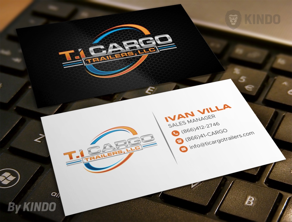 T.I Cargo Trailers logo design by Kindo