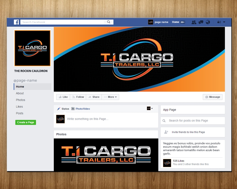 T.I Cargo Trailers logo design by MastersDesigns