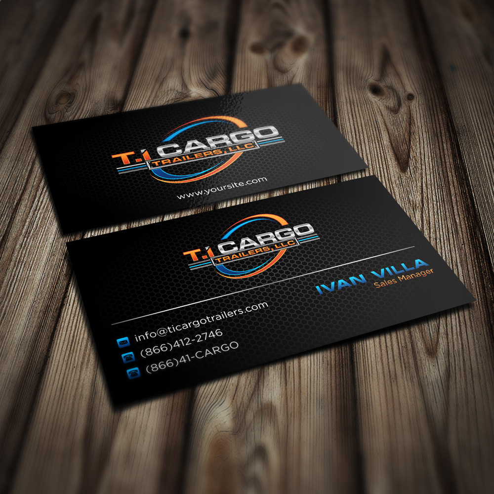 T.I Cargo Trailers logo design by mletus