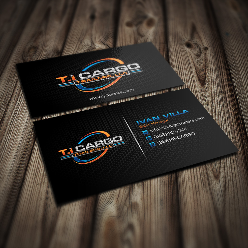 T.I Cargo Trailers logo design by mletus