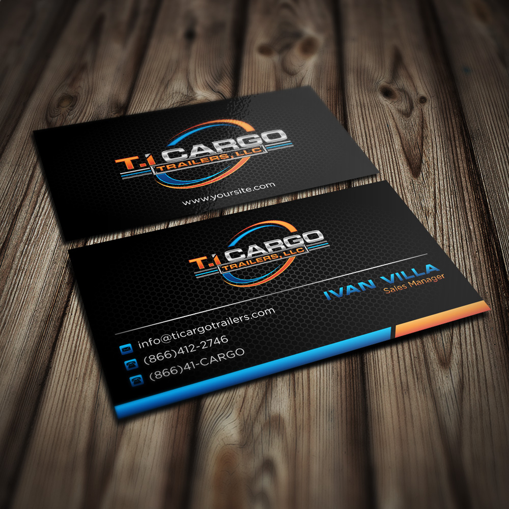 T.I Cargo Trailers logo design by mletus