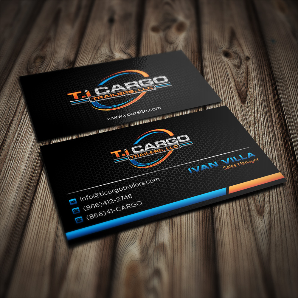 T.I Cargo Trailers logo design by mletus