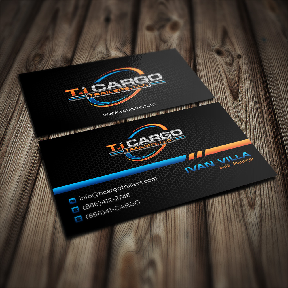 T.I Cargo Trailers logo design by mletus