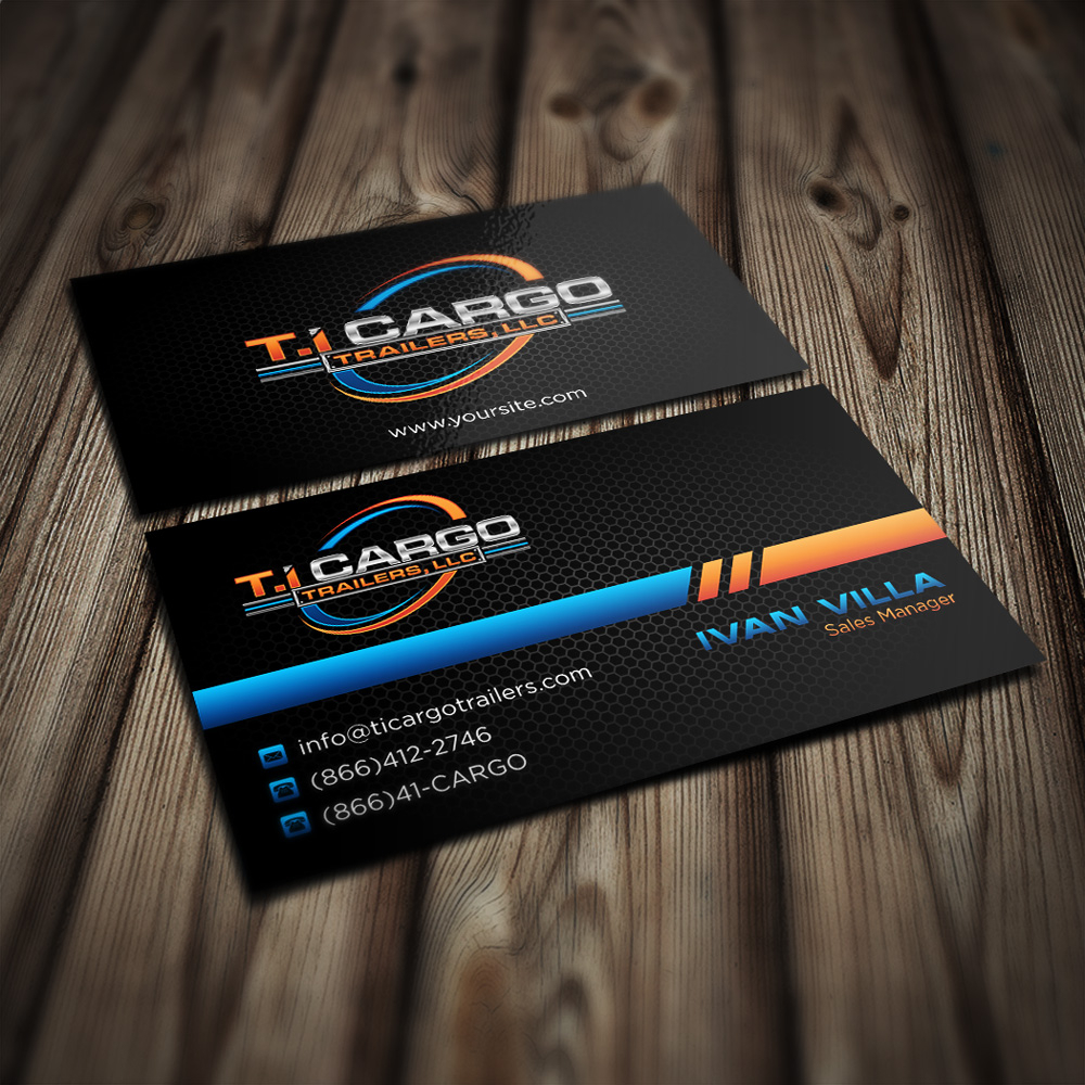 T.I Cargo Trailers logo design by mletus