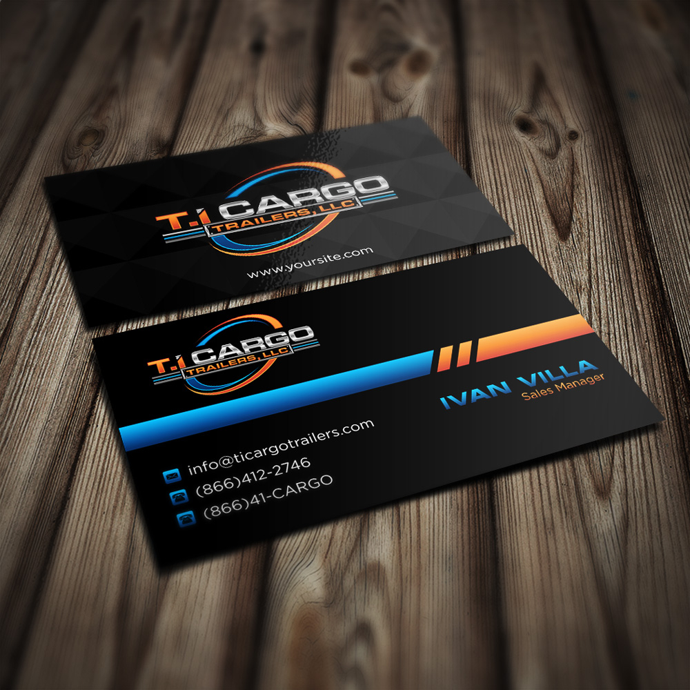 T.I Cargo Trailers logo design by mletus