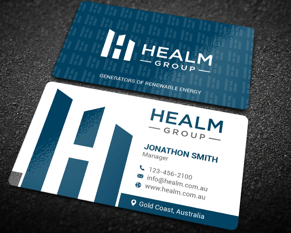 Healm Group logo design by Boomstudioz