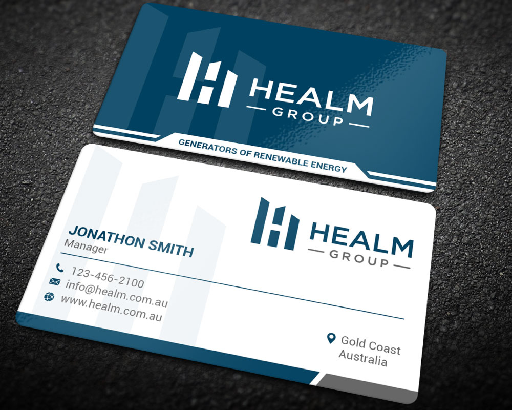 Healm Group logo design by Boomstudioz