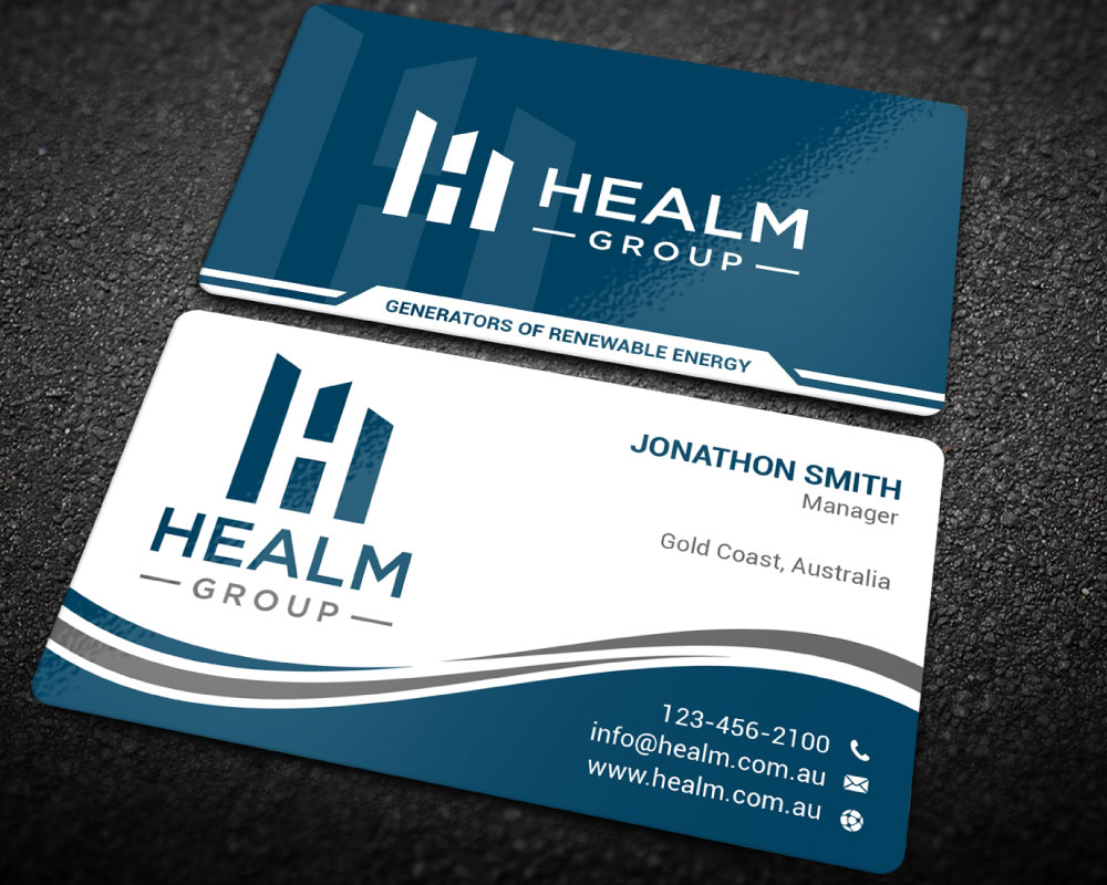 Healm Group logo design by Boomstudioz