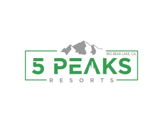 5 Peaks Resort logo design by qqdesigns