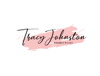 Tracy Johnston Hairstylist logo design by zonpipo1