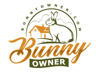 Bunny Owner logo design by DreamLogoDesign