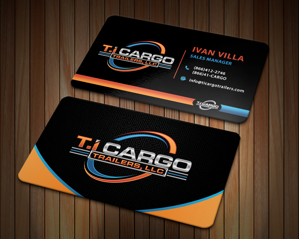 T.I Cargo Trailers logo design by MastersDesigns