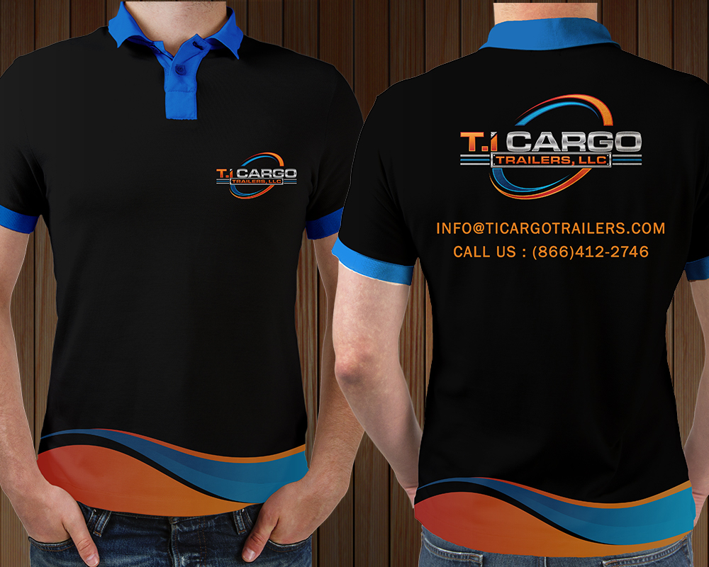 T.I Cargo Trailers logo design by MastersDesigns