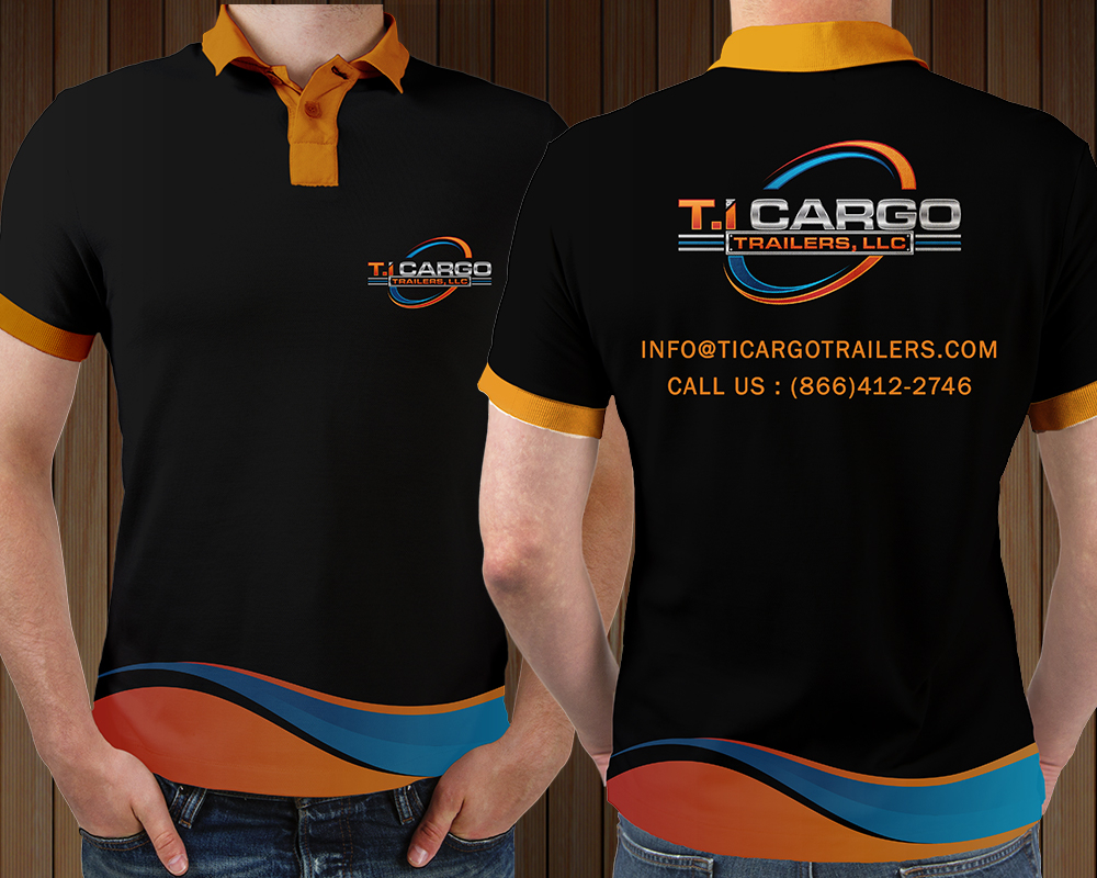 T.I Cargo Trailers logo design by MastersDesigns