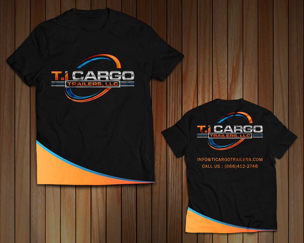 T.I Cargo Trailers logo design by MastersDesigns