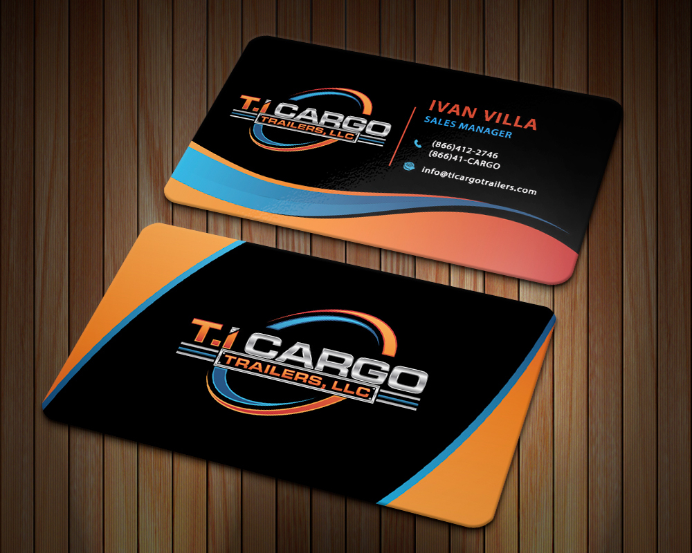 T.I Cargo Trailers logo design by MastersDesigns