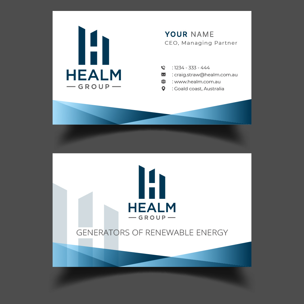 Healm Group logo design by GRB Studio