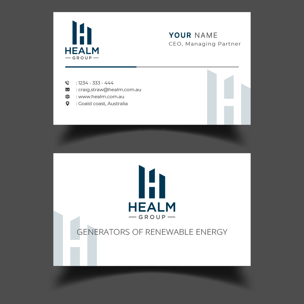 Healm Group logo design by GRB Studio