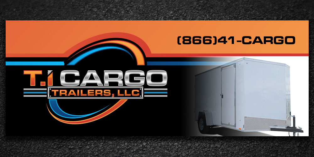 T.I Cargo Trailers logo design by Boomstudioz