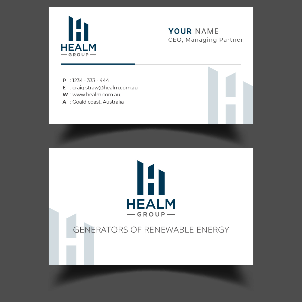 Healm Group logo design by GRB Studio