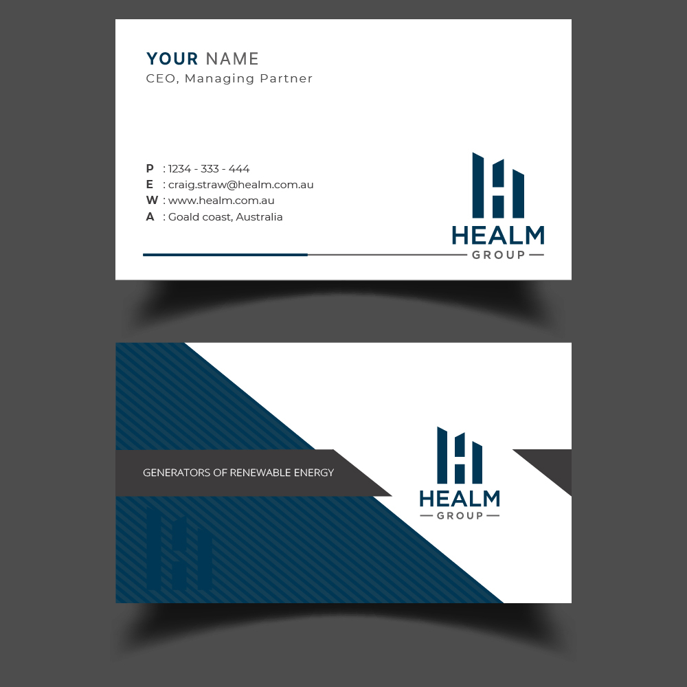 Healm Group logo design by GRB Studio