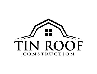 Tin Roof Construction logo design by Moon