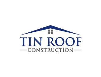 Tin Roof Construction logo design by Creativeminds