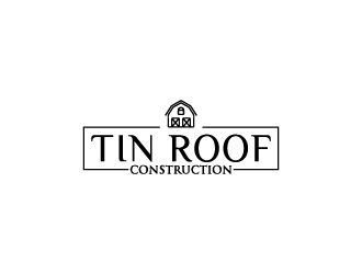 Tin Roof Construction logo design by Creativeminds