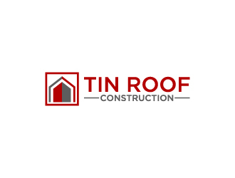 Tin Roof Construction logo design by Creativeminds