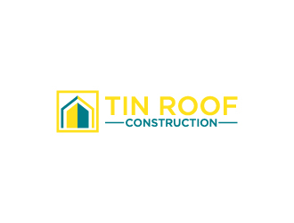 Tin Roof Construction logo design by Creativeminds