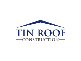 Tin Roof Construction logo design by Creativeminds