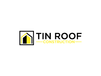 Tin Roof Construction logo design by Creativeminds