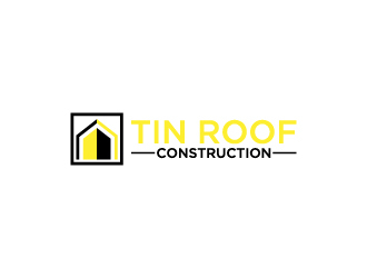 Tin Roof Construction logo design by Creativeminds