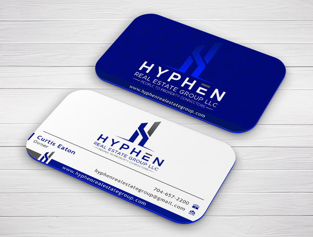 Hyphen Real Estate Group LLC logo design by Niqnish