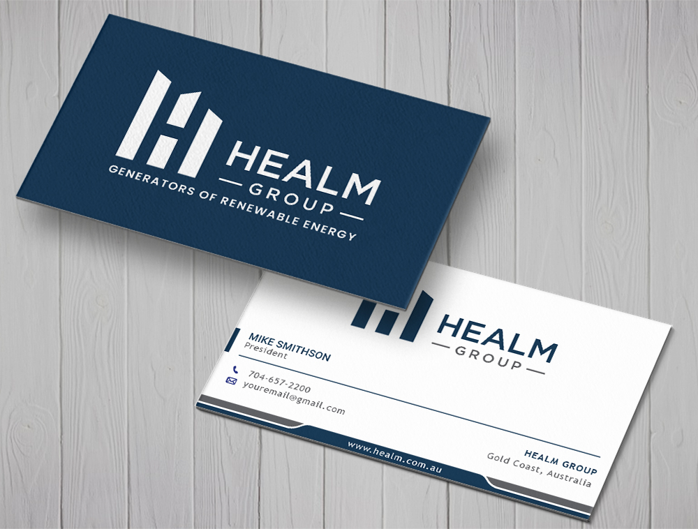 Healm Group logo design by Niqnish