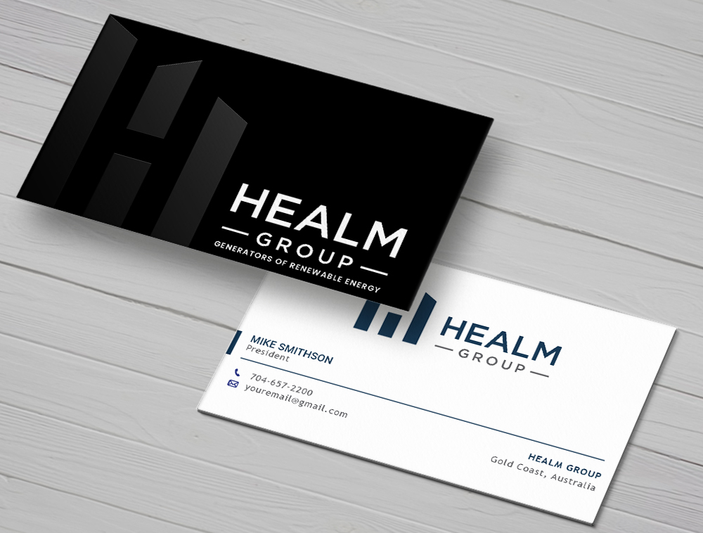 Healm Group logo design by Niqnish